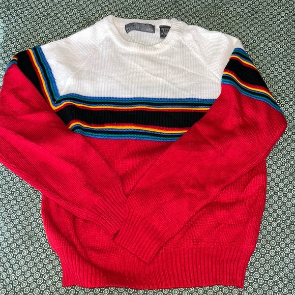 Vintage / retro striped sweater Small - Picture 1 of 4